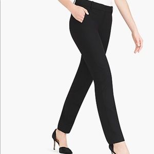 Black straight cut J. Crew dress trousers